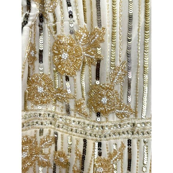 Mac Duggal Embellished Asymmetrical Long Sleeve Formal Dress Sz 18 NWT - Picture 7 of 11